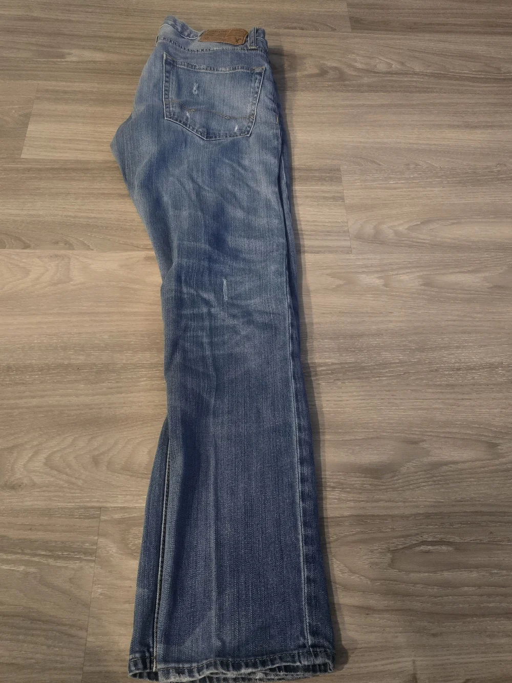 American Eagle Outfitters Men's Straight Jeans - Blue